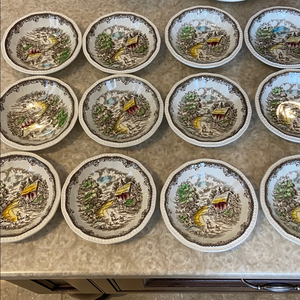 (3/$150) Kensington Shakespeare’s Sonnets dessert/fruit bowls (set of 12)